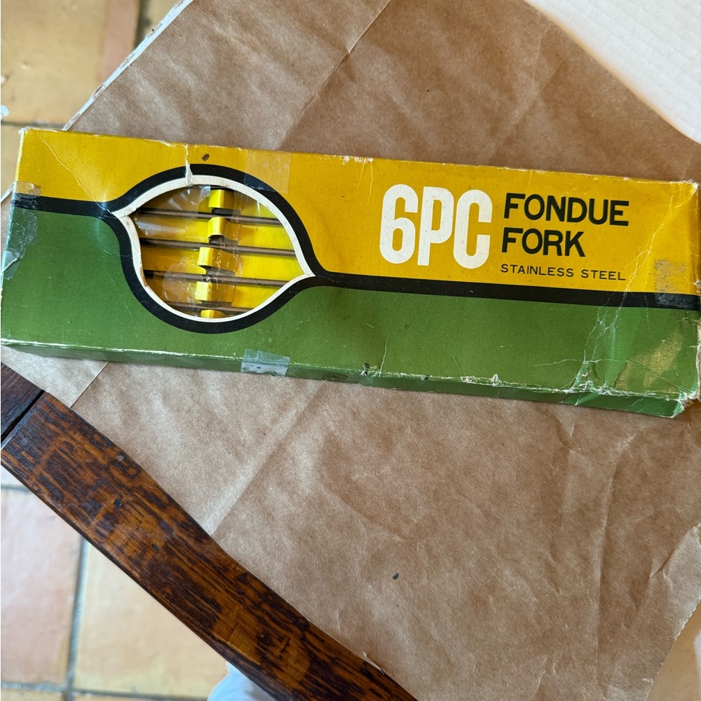 Stainless Steel Fondue Fork Set - 6 Piece